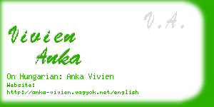 vivien anka business card